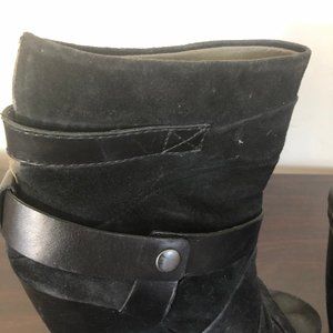 Miss Sixty BETTY Black open toed boot Size 7